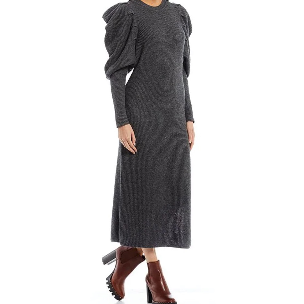 TED BAKER Vctoria Extreme Sleeve Knit Dress